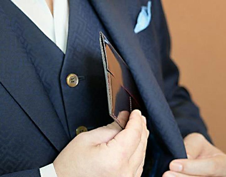 牛革 財布 薄型 ギフト プレゼント